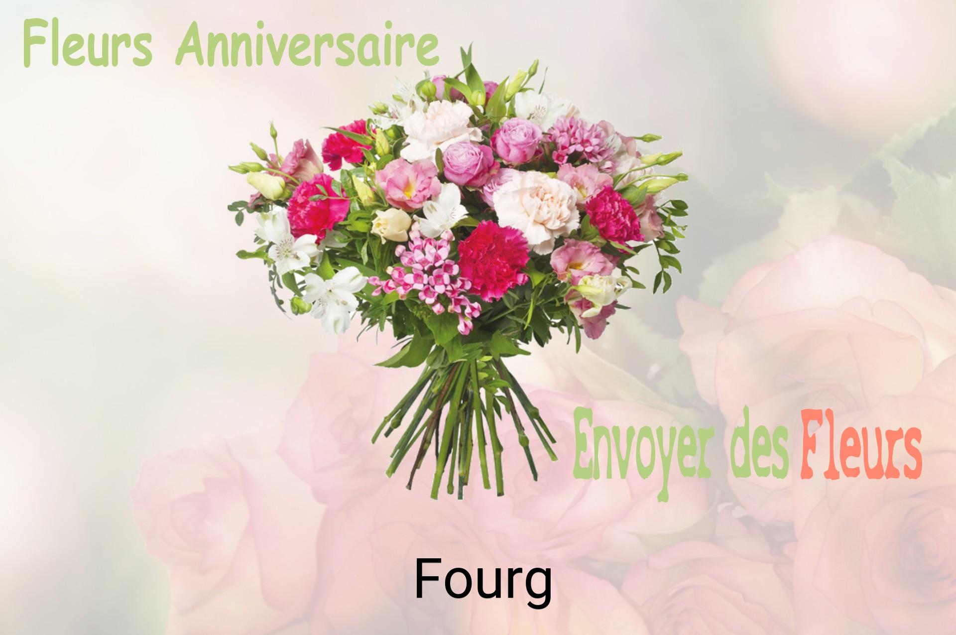 Bouquet de fleurs d’anniversaire livré à Fourg